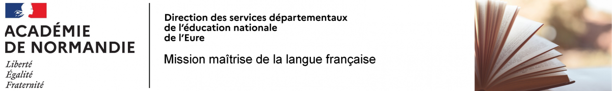 Maîtrise de la langue française 27